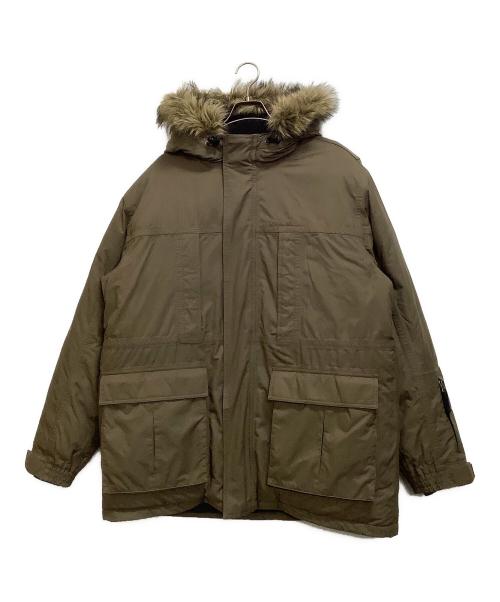 Eddie Bauer（エディーバウアー）Eddie Bauer (エディーバウアー) 650 FILL POWER　ダウンジャケット カーキ サイズ:XLの古着・服飾アイテム