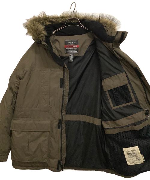 Eddie Bauer（エディーバウアー）Eddie Bauer (エディーバウアー) 650 FILL POWER　ダウンジャケット カーキ サイズ:XLの古着・服飾アイテム