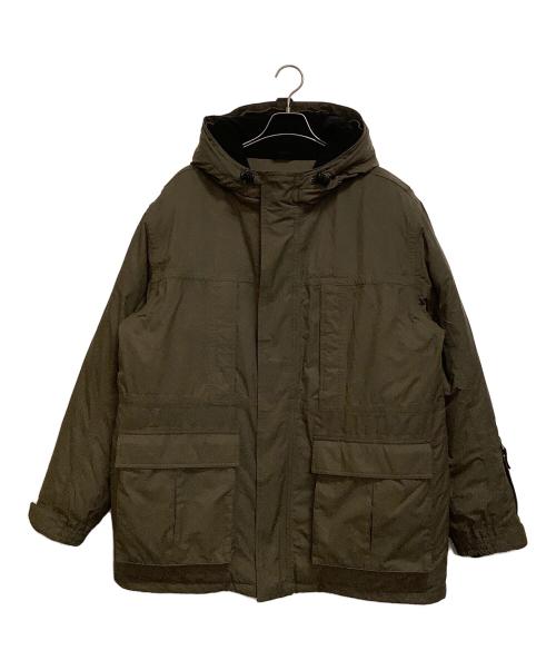 Eddie Bauer（エディーバウアー）Eddie Bauer (エディーバウアー) 650 FILL POWER　ダウンジャケット カーキ サイズ:XLの古着・服飾アイテム