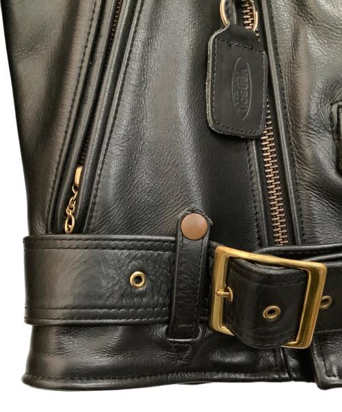 VANSON（バンソン）VANSON (バンソン) C2ダブルライダースジャケット ブラック サイズ:34の古着・服飾アイテム