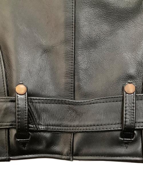 VANSON（バンソン）VANSON (バンソン) C2ダブルライダースジャケット ブラック サイズ:34の古着・服飾アイテム