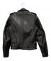 VANSON (バンソン) C2ダブルライダースジャケット ブラック サイズ:34：50000円