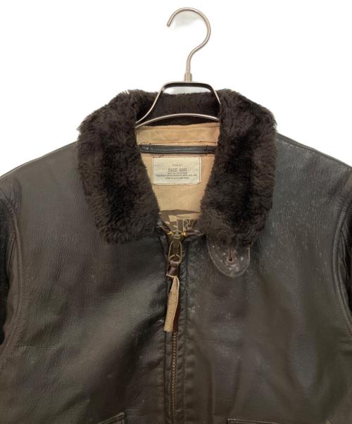 cooper（クーパー）COOPER (クーパー) フライトジャケット ブラウン サイズ:40Rの古着・服飾アイテム
