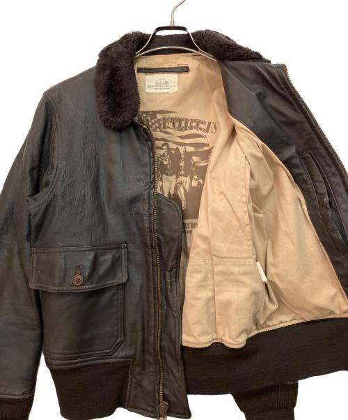 cooper（クーパー）COOPER (クーパー) フライトジャケット ブラウン サイズ:40Rの古着・服飾アイテム