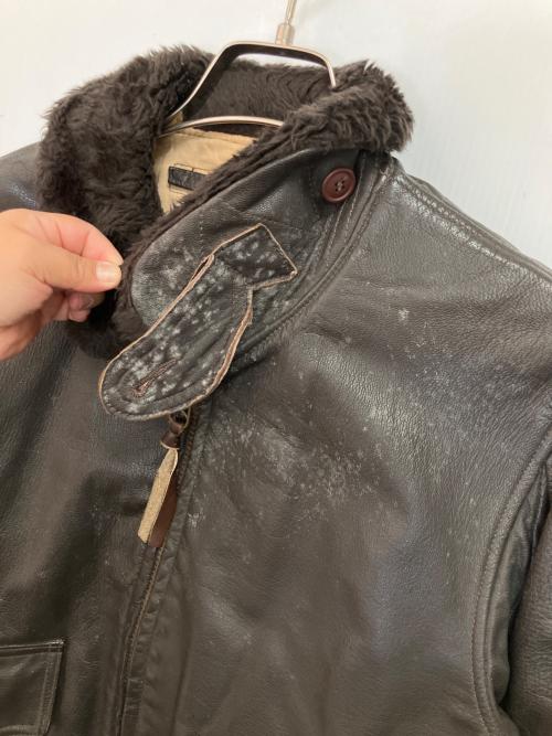 cooper（クーパー）COOPER (クーパー) フライトジャケット ブラウン サイズ:40Rの古着・服飾アイテム
