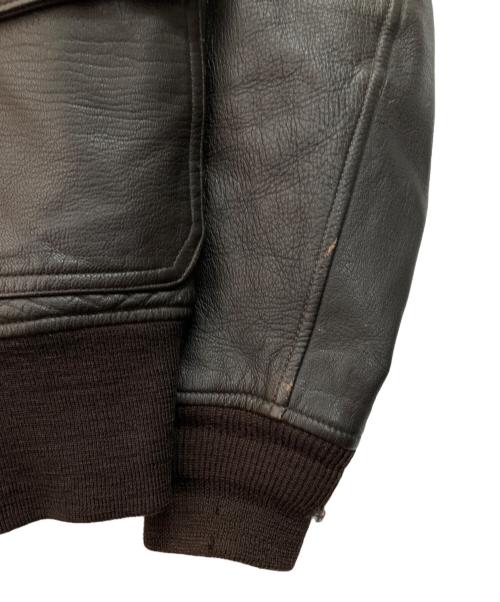 cooper（クーパー）COOPER (クーパー) フライトジャケット ブラウン サイズ:40Rの古着・服飾アイテム