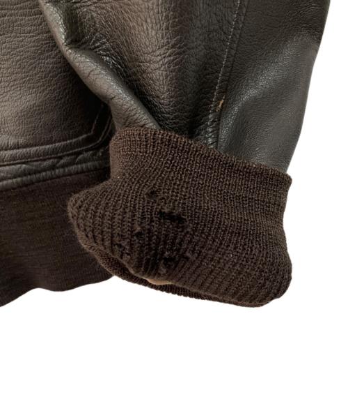 cooper（クーパー）COOPER (クーパー) フライトジャケット ブラウン サイズ:40Rの古着・服飾アイテム