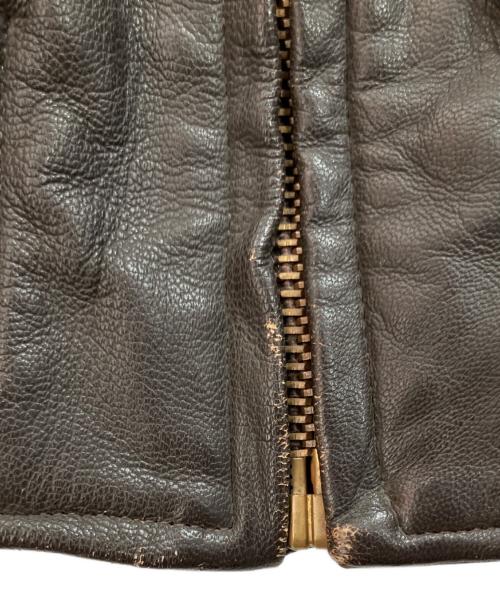 cooper（クーパー）COOPER (クーパー) フライトジャケット ブラウン サイズ:40Rの古着・服飾アイテム