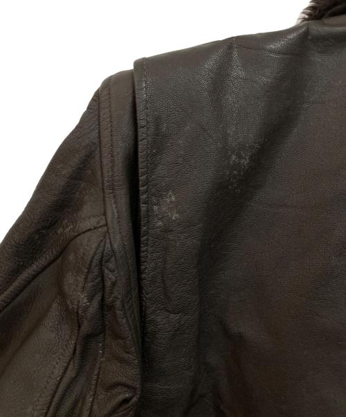 cooper（クーパー）COOPER (クーパー) フライトジャケット ブラウン サイズ:40Rの古着・服飾アイテム