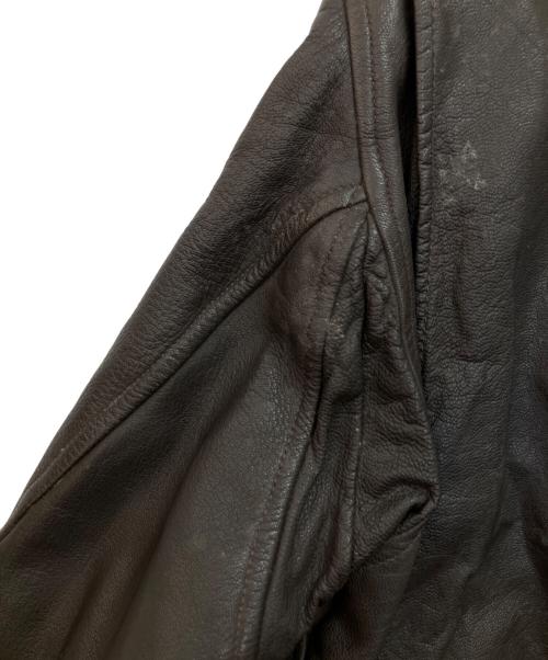 cooper（クーパー）COOPER (クーパー) フライトジャケット ブラウン サイズ:40Rの古着・服飾アイテム