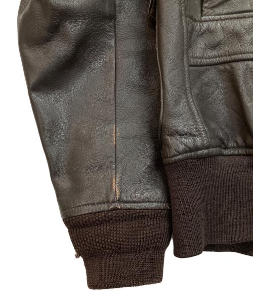 cooper（クーパー）COOPER (クーパー) フライトジャケット ブラウン サイズ:40Rの古着・服飾アイテム
