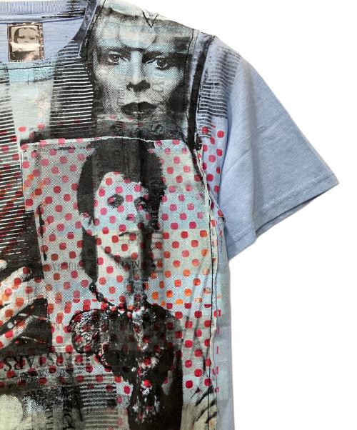COLUR ROLLAND BERRY（カラー・ローランド・ベリー）COLUR ROLLAND BERRY (カラー・ローランド・ベリー) 半袖カットソー スカイブルー サイズ:Sの古着・服飾アイテム