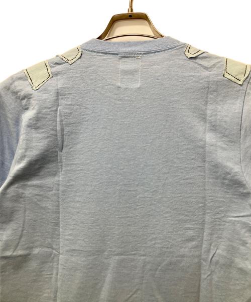 COLUR ROLLAND BERRY（カラー・ローランド・ベリー）COLUR ROLLAND BERRY (カラー・ローランド・ベリー) 半袖カットソー スカイブルー サイズ:Sの古着・服飾アイテム