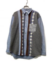 COMME des GARCONS（コムデギャルソン）の古着「長袖シャツ」｜ブルー