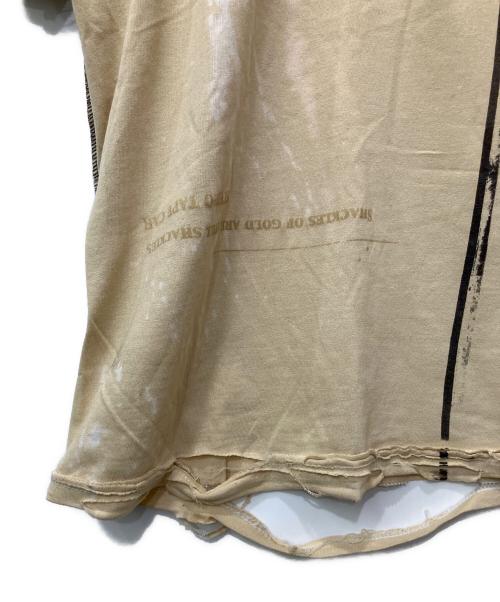 COLUR ROLLAND BERRY（カラー・ローランド・ベリー）COLUR ROLLAND BERRY (カラー・ローランド・ベリー) 半袖カットソー ベージュ サイズ:Lの古着・服飾アイテム