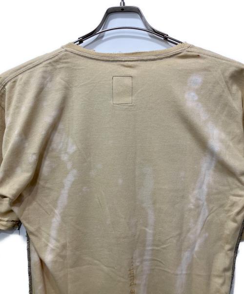 COLUR ROLLAND BERRY（カラー・ローランド・ベリー）COLUR ROLLAND BERRY (カラー・ローランド・ベリー) 半袖カットソー ベージュ サイズ:Lの古着・服飾アイテム
