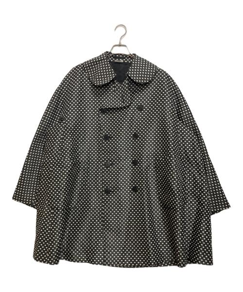 COMME des GARCONS HOMME PLUS（コムデギャルソンオムプリュス）COMME des GARCONS HOMME PLUS (コムデギャルソンオムプリュス) ラウンドカラードットジャケット ブラック×ホワイト サイズ:XSの古着・服飾アイテム