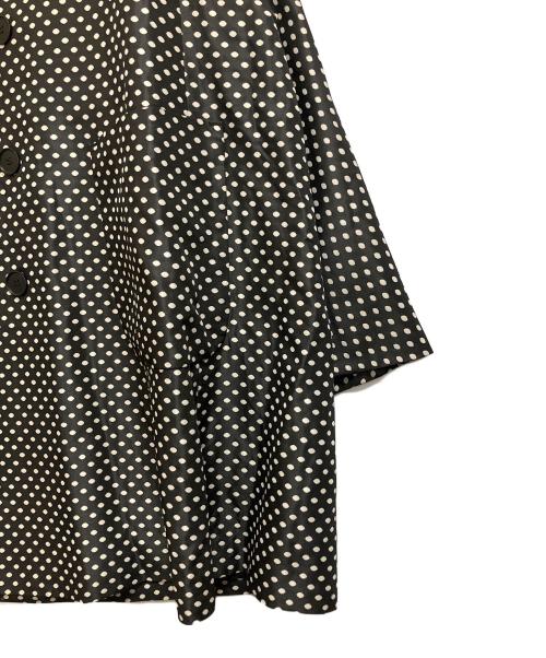 COMME des GARCONS HOMME PLUS（コムデギャルソンオムプリュス）COMME des GARCONS HOMME PLUS (コムデギャルソンオムプリュス) ラウンドカラードットジャケット ブラック×ホワイト サイズ:XSの古着・服飾アイテム