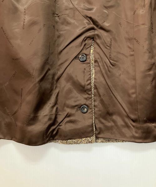 DOLCE & GABBANA（ドルチェ＆ガッバーナ）DOLCE & GABBANA (ドルチェ＆ガッバーナ) ジャケット ベージュ サイズ:46の古着・服飾アイテム