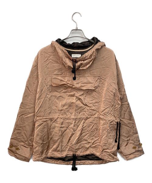 DRIES VAN NOTEN（ドリスヴァンノッテン）DRIES VAN NOTEN (ドリスヴァンノッテン) アノラックパーカー オレンジ×ホワイト サイズ:表記無しの古着・服飾アイテム