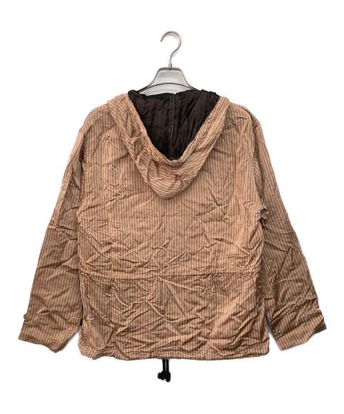 DRIES VAN NOTEN（ドリスヴァンノッテン）DRIES VAN NOTEN (ドリスヴァンノッテン) アノラックパーカー オレンジ×ホワイト サイズ:表記無しの古着・服飾アイテム
