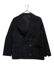 LANVIN（ランバン）の古着「ダブルテーラードジャケット」｜ブラック