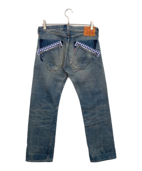 COMME des GARCONS JUNYA WATANABE MAN（コム デ ギャルソン ジュンヤ ワタナベ マン）COMME des GARCONS JUNYA WATANABE MAN (コム デ ギャルソン ジュンヤ ワタナベ マン) LEVI'S (リーバイス) デニムパンツ ブルー サイズ:SSの古着・服飾アイテム