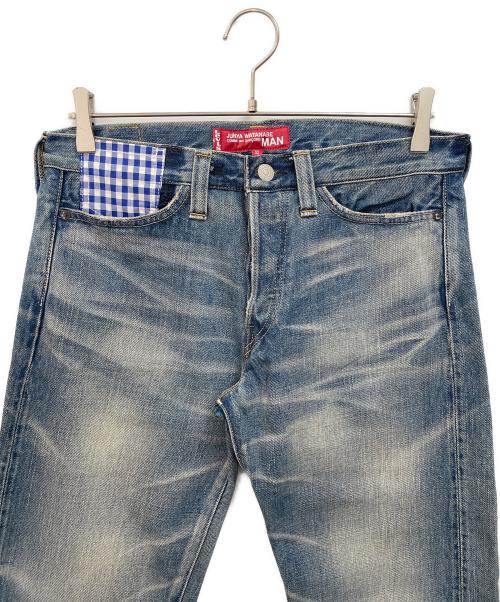 COMME des GARCONS JUNYA WATANABE MAN（コム デ ギャルソン ジュンヤ ワタナベ マン）COMME des GARCONS JUNYA WATANABE MAN (コム デ ギャルソン ジュンヤ ワタナベ マン) LEVI'S (リーバイス) デニムパンツ ブルー サイズ:SSの古着・服飾アイテム