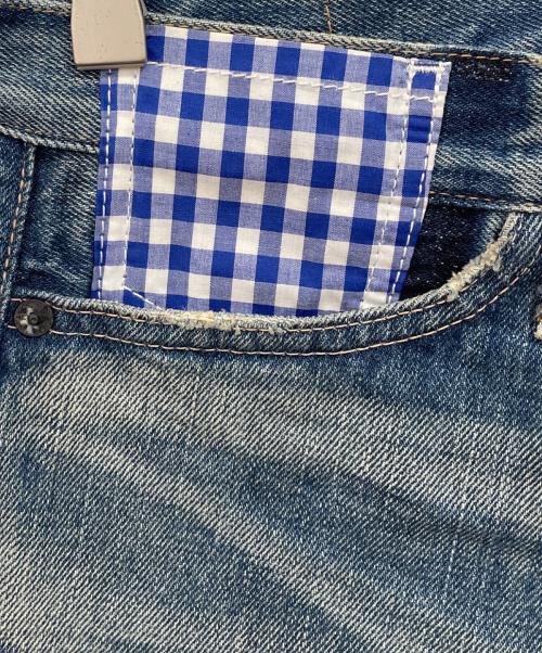 COMME des GARCONS JUNYA WATANABE MAN（コム デ ギャルソン ジュンヤ ワタナベ マン）COMME des GARCONS JUNYA WATANABE MAN (コム デ ギャルソン ジュンヤ ワタナベ マン) LEVI'S (リーバイス) デニムパンツ ブルー サイズ:SSの古着・服飾アイテム