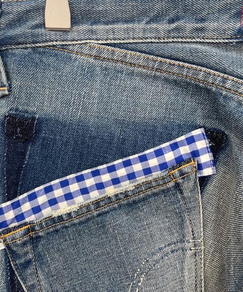 COMME des GARCONS JUNYA WATANABE MAN（コム デ ギャルソン ジュンヤ ワタナベ マン）COMME des GARCONS JUNYA WATANABE MAN (コム デ ギャルソン ジュンヤ ワタナベ マン) LEVI'S (リーバイス) デニムパンツ ブルー サイズ:SSの古着・服飾アイテム