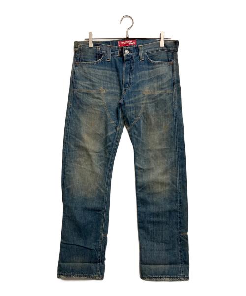 COMME des GARCONS JUNYA WATANABE MAN（コム デ ギャルソン ジュンヤ ワタナベ マン）COMME des GARCONS JUNYA WATANABE MAN (コム デ ギャルソン ジュンヤ ワタナベ マン) LEVI'S (リーバイス) デニムパンツ ブルー サイズ:XSの古着・服飾アイテム
