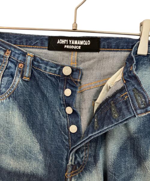 YOHJI YAMAMOTO（ヨウジヤマモト）YOHJI YAMAMOTO (ヨウジヤマモト) デニムパンツ ブルー サイズ:4の古着・服飾アイテム