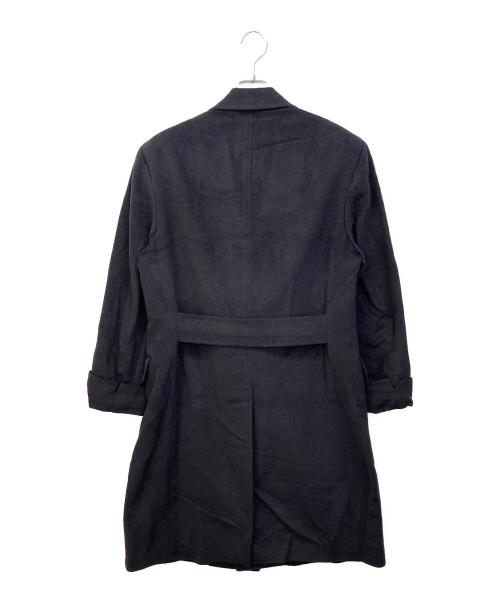 BEAMS F（ビームスエフ）BEAMS F (ビームスエフ) ウールコート ネイビー サイズ:44の古着・服飾アイテム