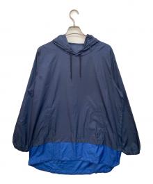 uniform experiment（ユニフォームエクスペリメント）の古着「FAKE LAYERED LONG ANORAK」｜ネイビー×ブルー