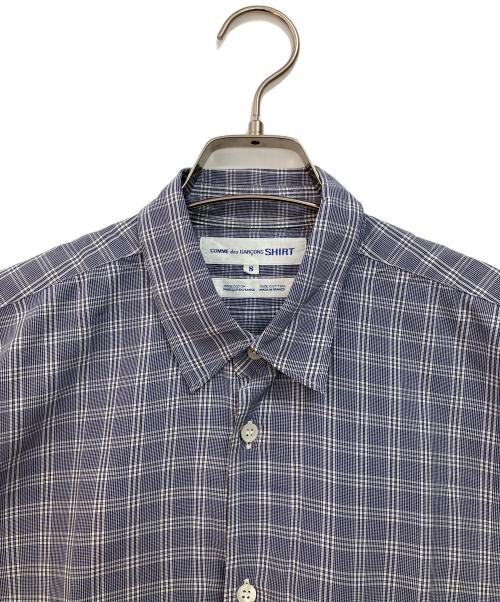 COMME des GARCONS SHIRT（コムデギャルソンシャツ）COMME des GARCONS SHIRT (コムデギャルソンシャツ) シャツ スカイブルー サイズ:Sの古着・服飾アイテム