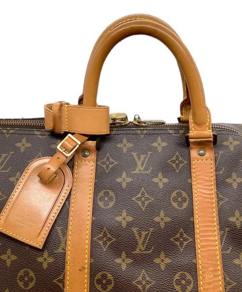 LOUIS VUITTON（ルイ ヴィトン）LOUIS VUITTON (ルイ ヴィトン) モノグラム　キーポル55　トラベルバッグ ブラウンの古着・服飾アイテム