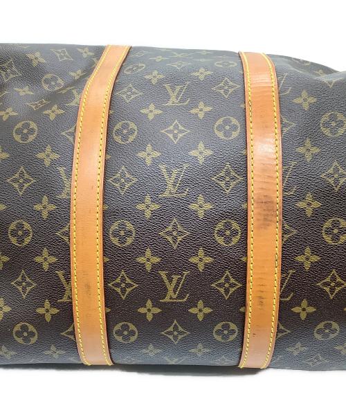 LOUIS VUITTON（ルイ ヴィトン）LOUIS VUITTON (ルイ ヴィトン) モノグラム　キーポル55　トラベルバッグ ブラウンの古着・服飾アイテム