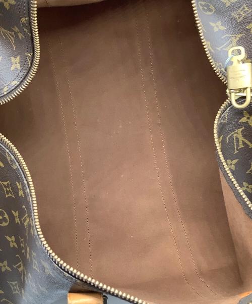 LOUIS VUITTON（ルイ ヴィトン）LOUIS VUITTON (ルイ ヴィトン) モノグラム　キーポル55　トラベルバッグ ブラウンの古着・服飾アイテム