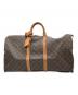 LOUIS VUITTON（ルイ ヴィトン）の古着「モノグラム　キーポル55　トラベルバッグ」｜ブラウン