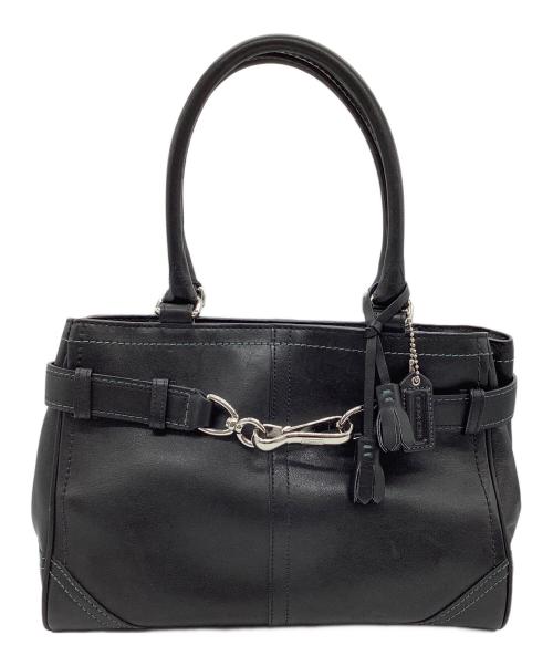 COACH（コーチ）COACH (コーチ) ハンドバッグ ブラックの古着・服飾アイテム