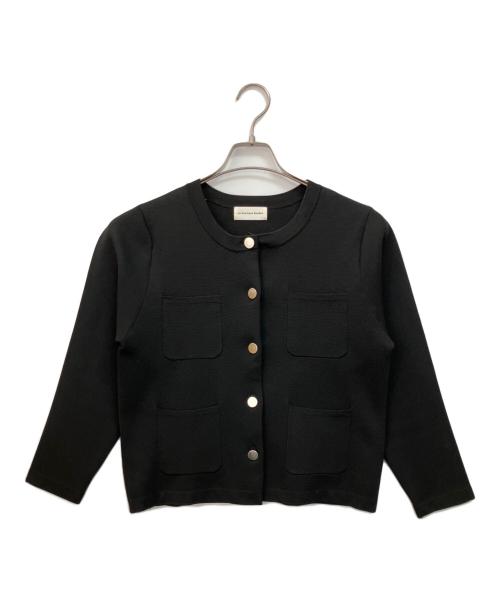 La boutique BonBon（ラブティックボンボン）La boutique BonBon (ラブティックボンボン) 厚手カーディガン ブラック サイズ:Fの古着・服飾アイテム