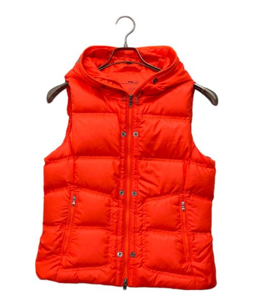 RALPH LAUREN（ラルフローレン）RALPH LAUREN (ラルフローレン) ダウンベスト オレンジ サイズ:Sの古着・服飾アイテム