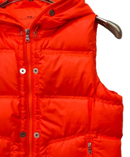 RALPH LAUREN（ラルフローレン）RALPH LAUREN (ラルフローレン) ダウンベスト オレンジ サイズ:Sの古着・服飾アイテム