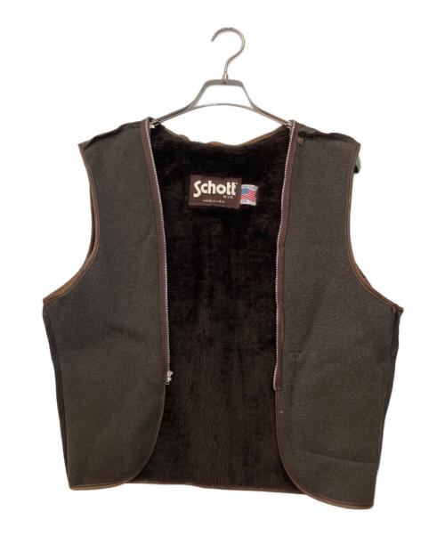 Schott（ショット）Schott (ショット) レザージャケット ブラウン サイズ:36の古着・服飾アイテム