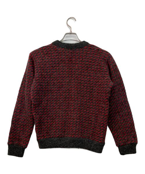 L.L.Bean（エルエルビーン）L.L.Bean (エルエルビーン) 厚手ニット レッド×グレー サイズ:Mの古着・服飾アイテム