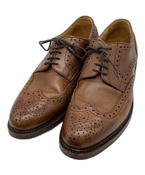 berwick（バーウィック）berwick (バーウィック) ウィングチップシューズ ブラウン サイズ:7　1/2の古着・服飾アイテム