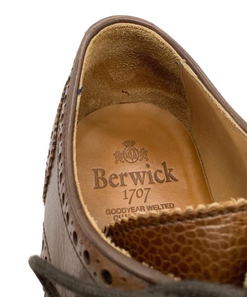 berwick（バーウィック）berwick (バーウィック) ウィングチップシューズ ブラウン サイズ:7　1/2の古着・服飾アイテム