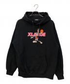 X-LARGE×SPACE JAMエクストララージ×スペースジャム）の古着「パーカー」｜ブラック