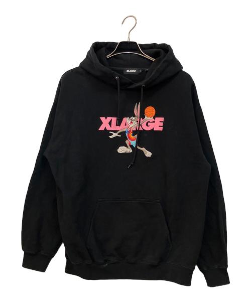 X-LARGE（エクストララージ）X-LARGE (エクストララージ) SPACE JAM (スペースジャム) パーカー ブラック サイズ:Lの古着・服飾アイテム