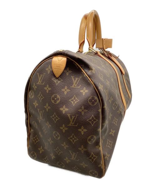 LOUIS VUITTON（ルイ ヴィトン）LOUIS VUITTON (ルイ ヴィトン) モノグラム　キーポル45　トラベルバッグ ブラウンの古着・服飾アイテム
